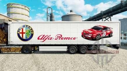 Skin Alfa Romeo Sport on semi for Euro Truck Simulator 2