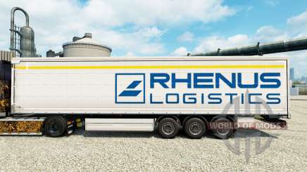 Rhenus Logistics skin for trailers for Euro Truck Simulator 2