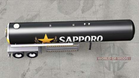 Skin Sapporo for semi-tank for American Truck Simulator