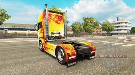 Flame skin for Scania truck for Euro Truck Simulator 2