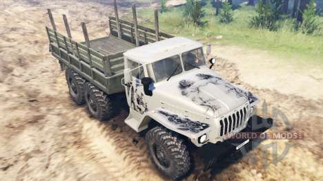 The vehicle Ural-4320 for Spin Tires