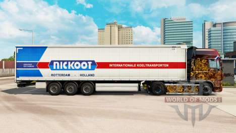 Skin Nickoot on a curtain semi-trailer for Euro Truck Simulator 2