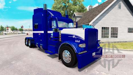Midwest skin for the truck Peterbilt 389 for American Truck Simulator