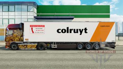 Semi-trailer refrigerator Chereau Colruyt for Euro Truck Simulator 2