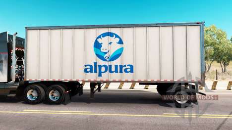 Skin Alpura the metal trailer for American Truck Simulator