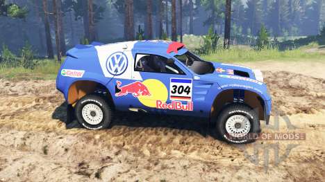 Volkswagen Touareg Dakar Rally for Spin Tires