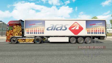 Skin Aras on refrigerated semi-trailer for Euro Truck Simulator 2