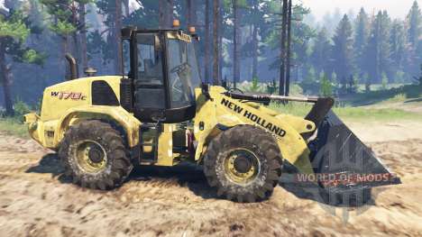 New Holland W170C for Spin Tires