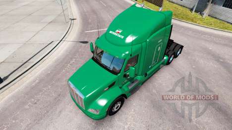 Skin Interstate Dist. Co. the Peterbilt 579 trac for American Truck Simulator
