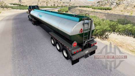 Skin Pemex fuel semi-tank for American Truck Simulator