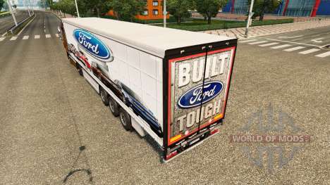 Skin Ford v2.0 curtain semi-trailer for Euro Truck Simulator 2