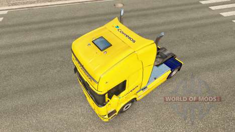 Correios skin for Scania Streamline truck for Euro Truck Simulator 2