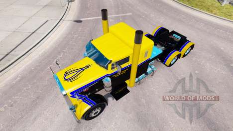 Skin Long Road Transport for truck Peterbilt 351 for American Truck Simulator