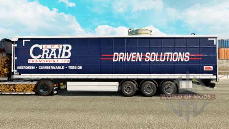 Skin ARR Craib Transport on semi-trailer curtain for Euro Truck Simulator 2