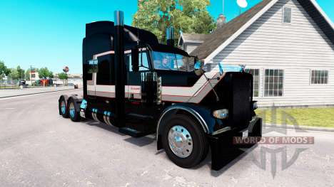 Transport skin for the truck Peterbilt 389 for American Truck Simulator