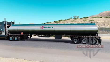 Skin Pemex fuel semi-tank for American Truck Simulator