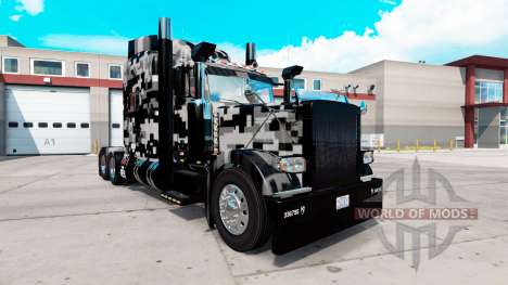Urban Camo skin for the truck Peterbilt 389 for American Truck Simulator