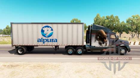 Skin Alpura the metal trailer for American Truck Simulator