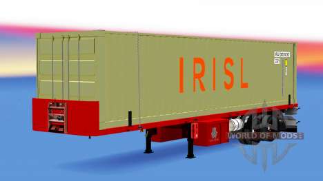 The semitrailer-container truck Irisl for American Truck Simulator