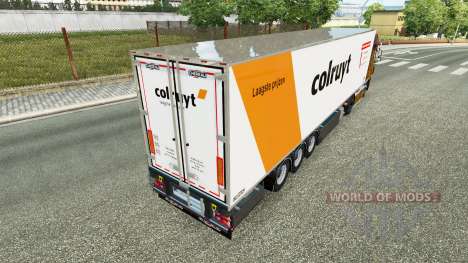 Semi-trailer refrigerator Chereau Colruyt for Euro Truck Simulator 2