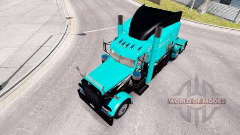 Skin Green Splash for the truck Peterbilt 389 for American Truck Simulator