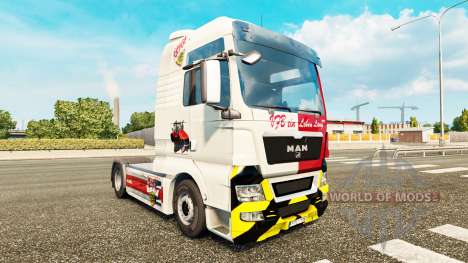 Skin VFB Stuttgart for MAN truck for Euro Truck Simulator 2