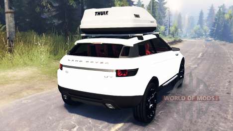 Range Rover Evoque LRX for Spin Tires