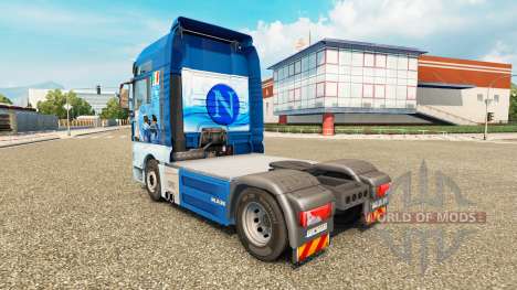 Skin Napoli on tractor MAN for Euro Truck Simulator 2