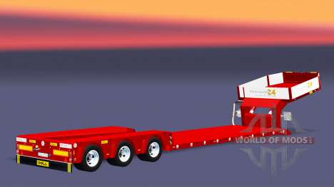 Three-axle low-bed trawl Doll Vario for Euro Truck Simulator 2