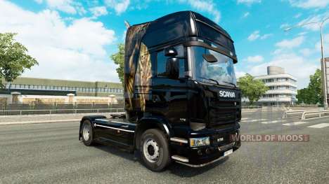 Skin for truck Scania for Euro Truck Simulator 2