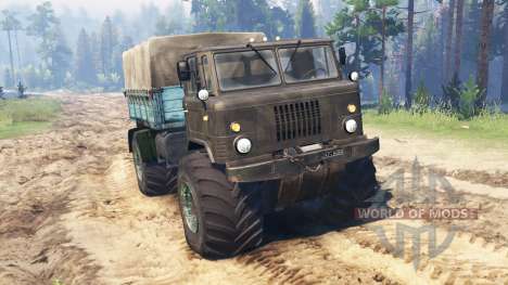 GAZ-66 Mammoth Kuzma for Spin Tires