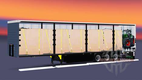 Curtain semi-trailer Schmitz Cargobull Fendt v2. for Euro Truck Simulator 2