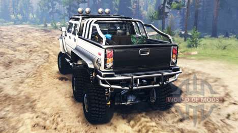 Hummer H2 6x6 for Spin Tires