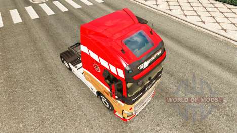 Ronny Ceusters skin for Volvo truck for Euro Truck Simulator 2