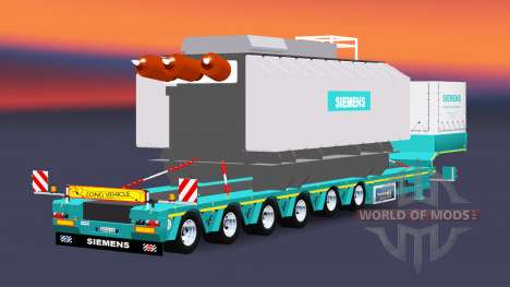 Low sweep with the load transformer Siemens for Euro Truck Simulator 2