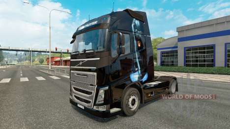 Panther skin for Volvo truck for Euro Truck Simulator 2
