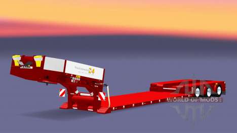 Three-axle low-bed trawl Doll Vario v2.0 for Euro Truck Simulator 2