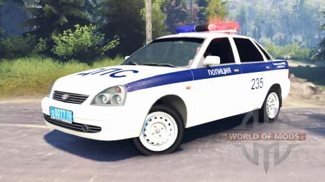LADA Priora Police DPS (VAZ-2170) v2.0 for Spin Tires