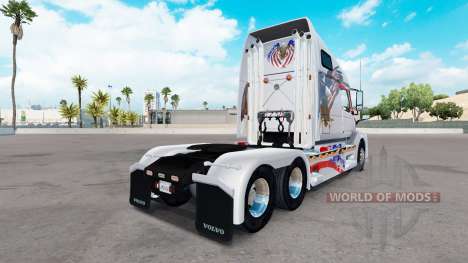 USA Eagle skin for Volvo VNL 670 truck for American Truck Simulator