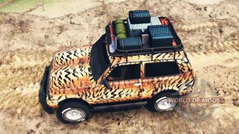 VAZ-21214 (Lada 4x4 Urban) tiger for Spin Tires