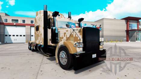 Camo skin for the truck Peterbilt 389 for American Truck Simulator