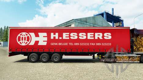 H. Essers skin for curtain semi-trailer for Euro Truck Simulator 2