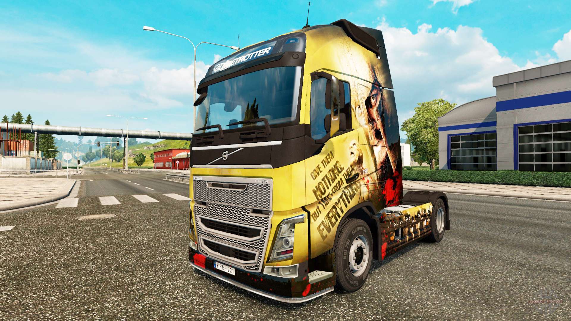 skins grand truck simulator volvo luces