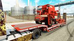 Low sweep with agricultural machinery for Euro Truck Simulator 2
