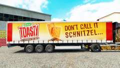 Skin Tillmans Toasty on a curtain semi-trailer for Euro Truck Simulator 2