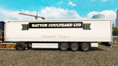 Skin Hayton Coulthard Ltd in curtain semi-trailer for Euro Truck Simulator 2