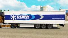 Skin Derry on a curtain semi-trailer for Euro Truck Simulator 2