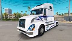 Skin on Bowers Trucking LLC truck tractor Volvo VNL 670 for American Truck Simulator