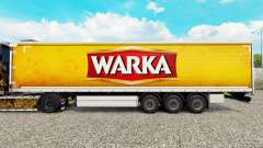 Skin Warka curtain semi-trailer for Euro Truck Simulator 2