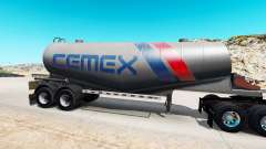 Skin Cemex to semi-tank for cement for American Truck Simulator